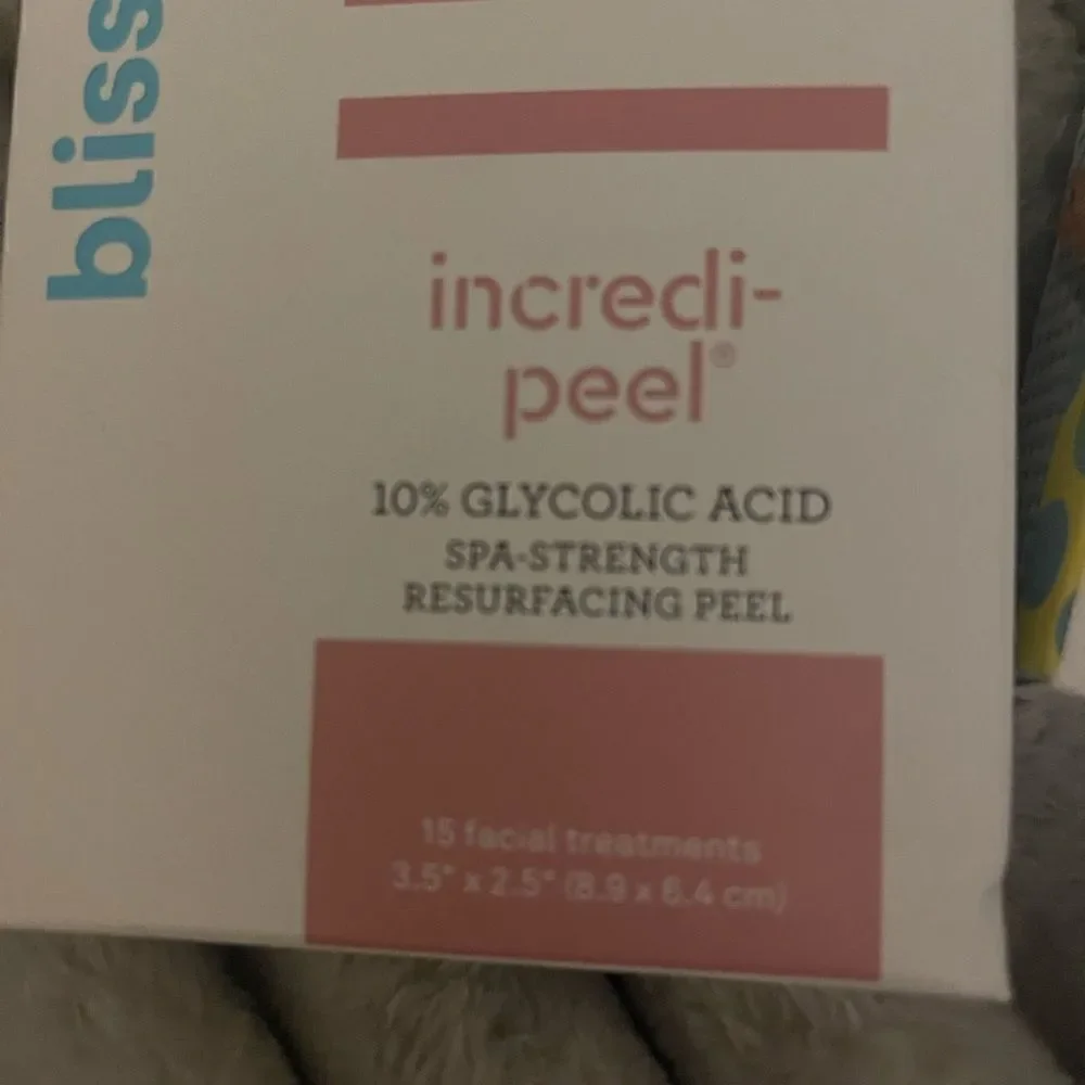 bliss incrideble peel- incredi peel 30ttl treatments 2boxes
